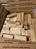 Box of scrap hardwood | wood for crafts