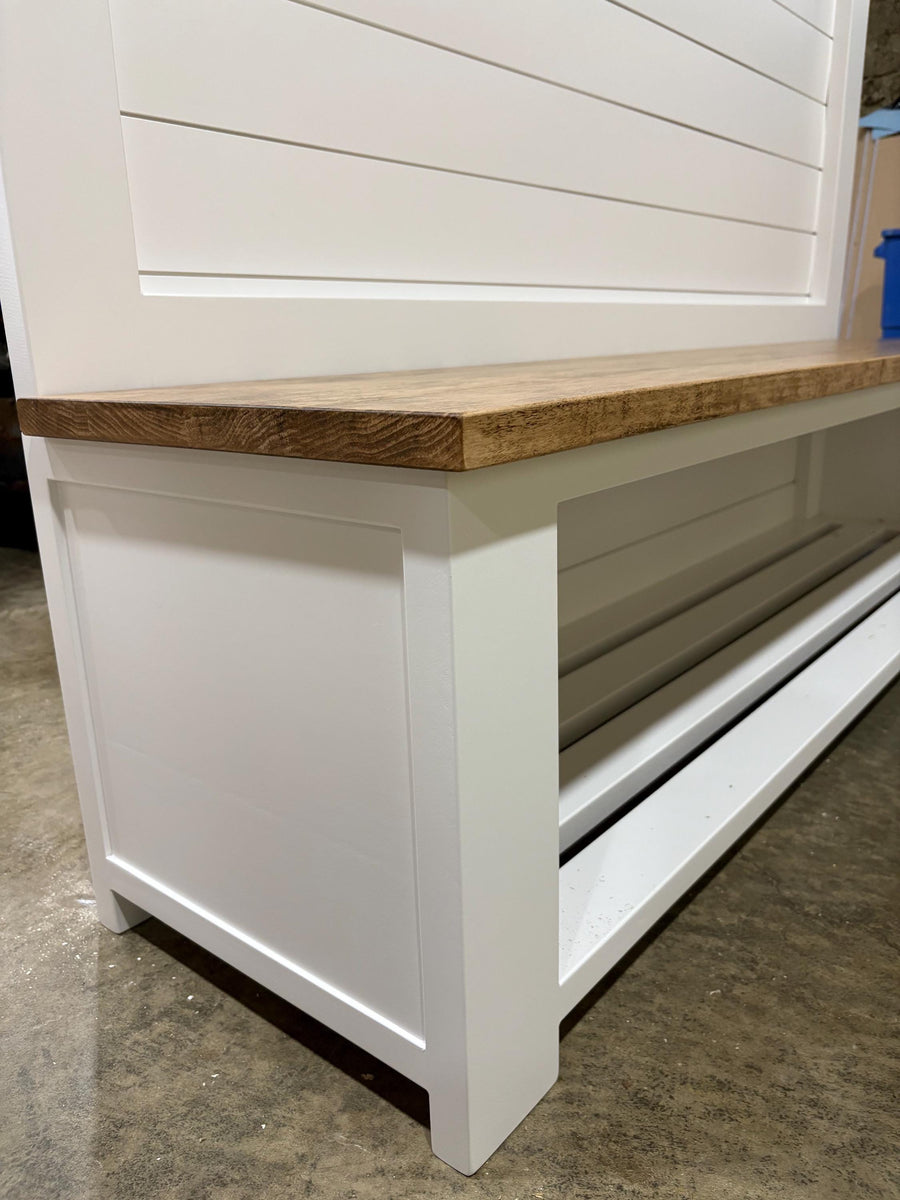 The Nicole shiplap entryway bench | Hall tree | Coat rack