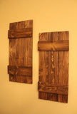 Interior wall shutters-wood shutters
