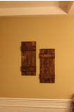 Interior wall shutters-wood shutters