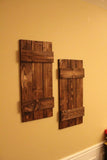 Interior wall shutters-wood shutters