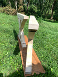 Trestle Dining Table Legs (Set of 2) | Wood Table Base