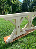 Trestle Dining Table Legs (Set of 2) | Wood Table Base