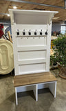 The Phoenix 2.0 entryway bench | Hall tree | Coat rack | Mudroom locker