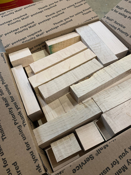 Box of scrap hardwood | wood for crafts