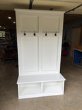 The Jennifer entryway bench | Hall tree | Coat rack | Mudroom locker