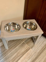 Dog bowl stand | hardwood dog bowl stand | pet feeder