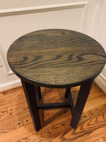 Solid Red Oak End Table