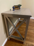 Solid hardwood desk | Custom handmade writing desk